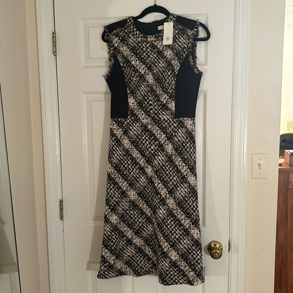 Tory Burch, Tweed Pencil Dress, NWT SIZE 6